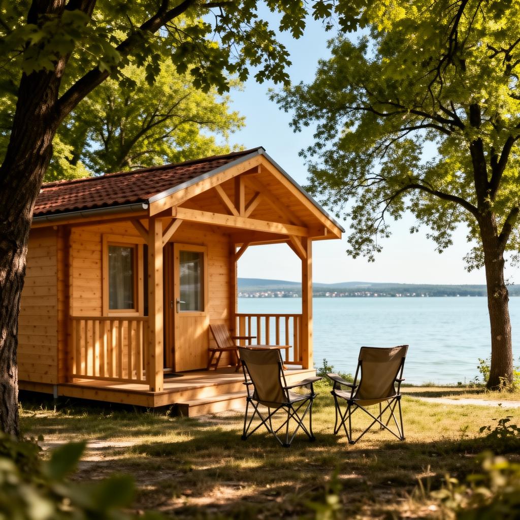 Bungalow direkt am Plattensee als günstige Unterkunft