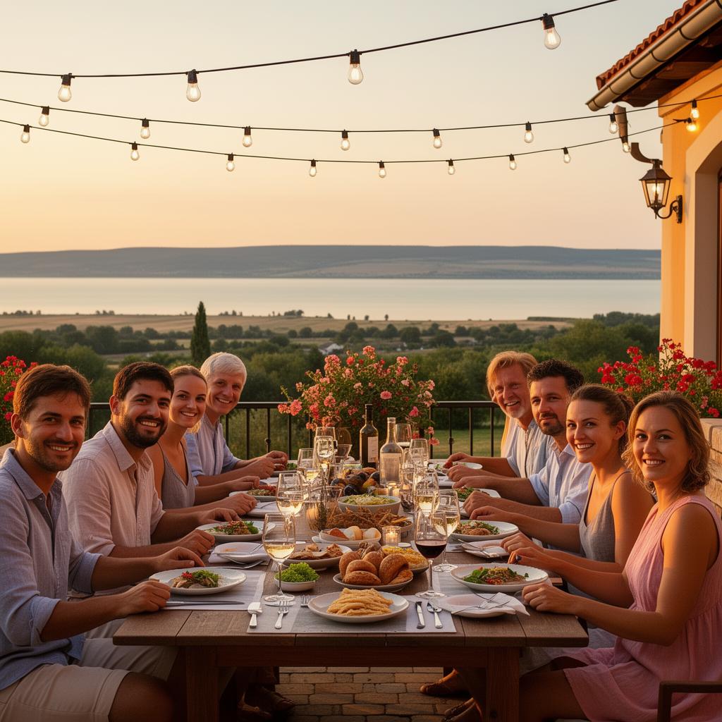 Großes Ferienhaus für Reisegruppen am Balaton